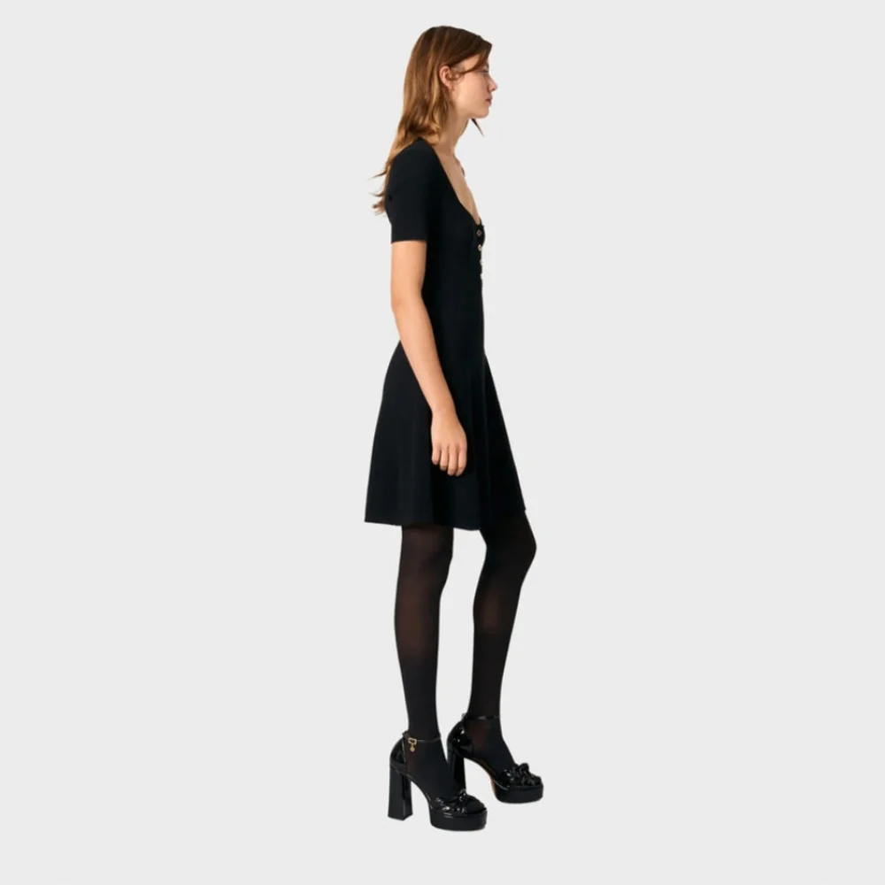 MajeMaje - Rib Knit Short Dress